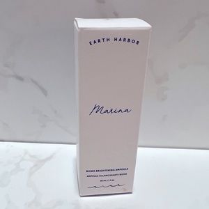 NEW! EARTH HARBOR MARINA BIOME BRIGHTENING AMPOULE NEW IN BOX $28 RETAIL.